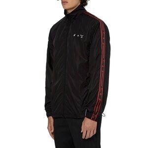 OFF WHITE C/o Virgil Abloh Black‎ Nylon Stripe Track Top